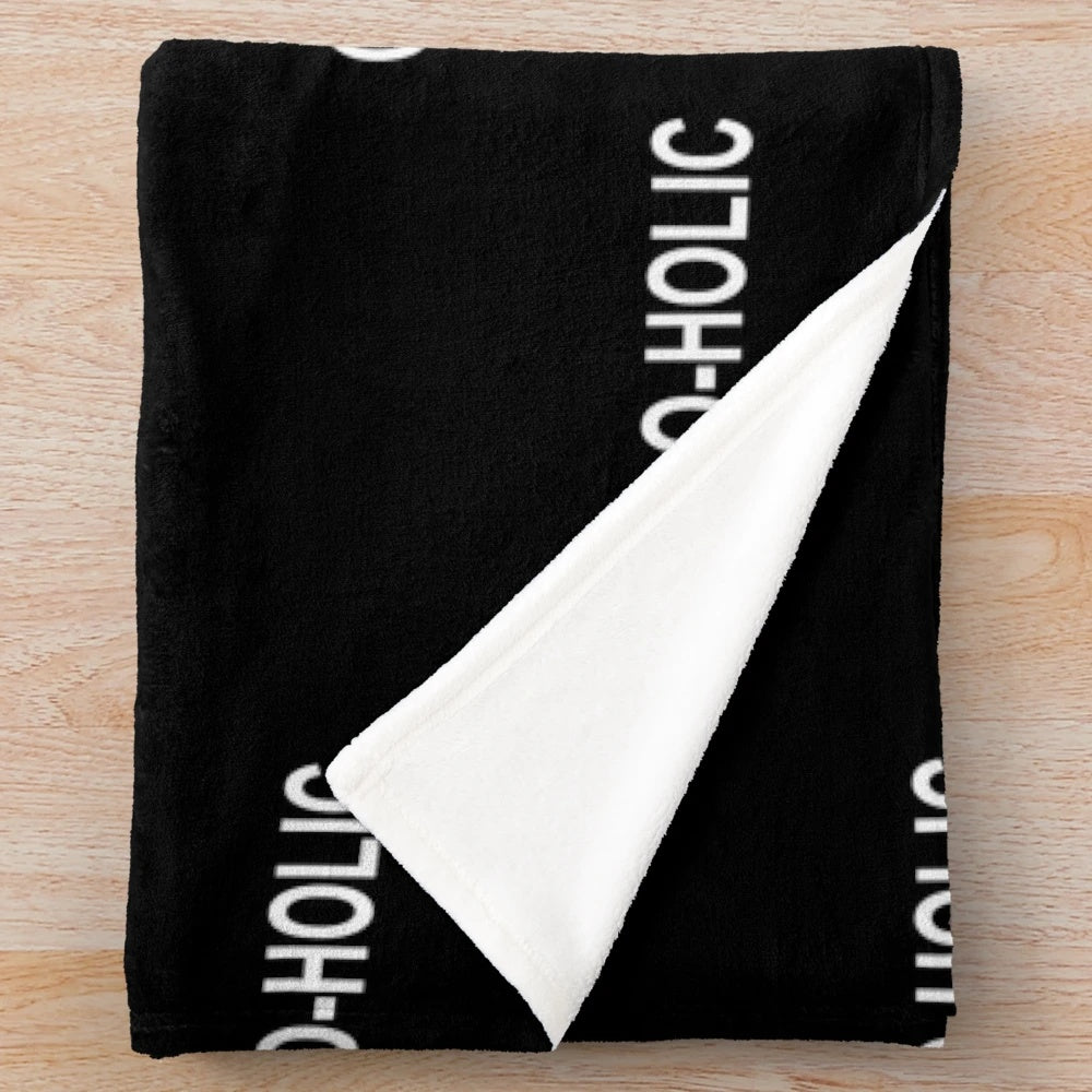 Guac-O-Holic Plush Blanket with Avocado and Chips Design