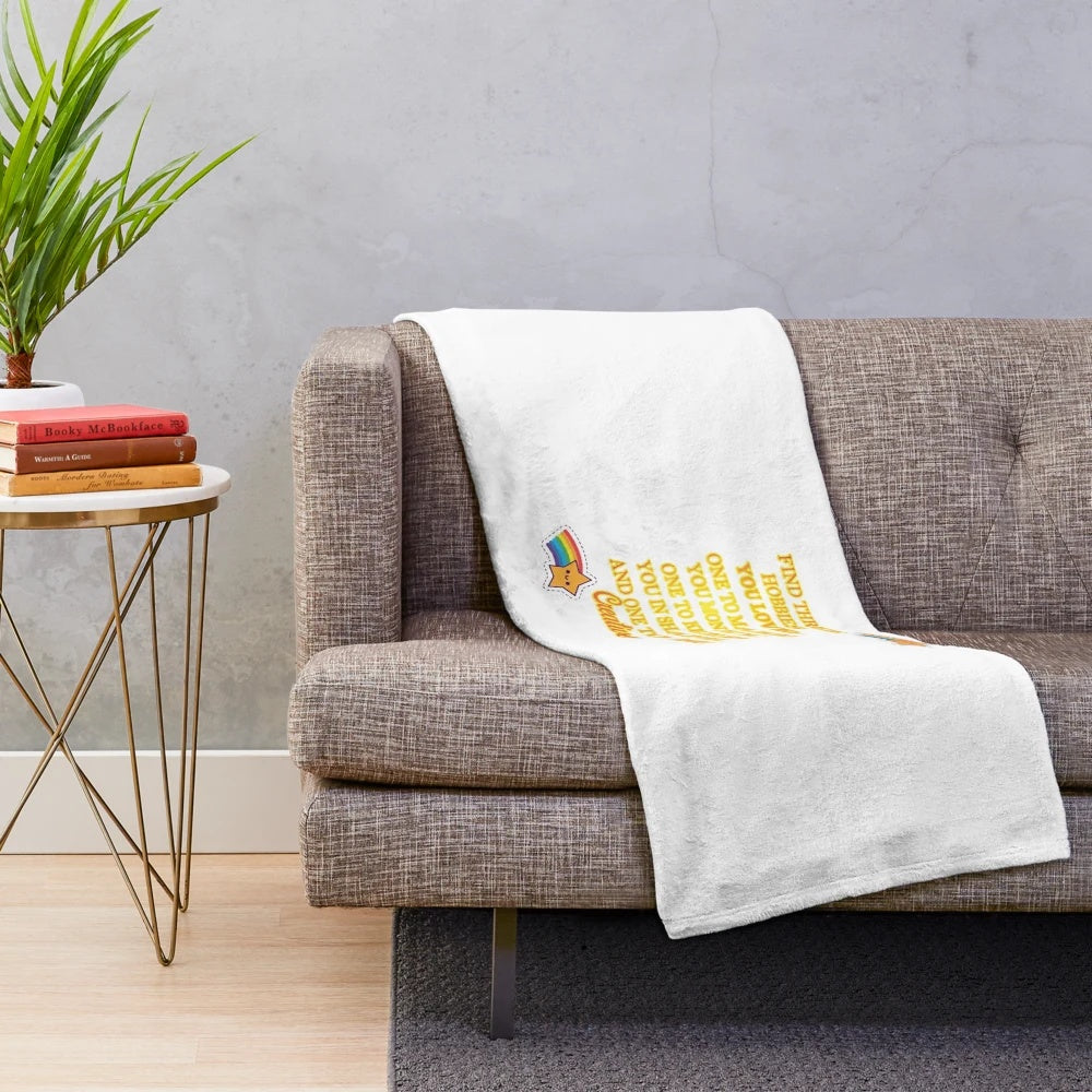 Plush blanket for hobbies and relaxation