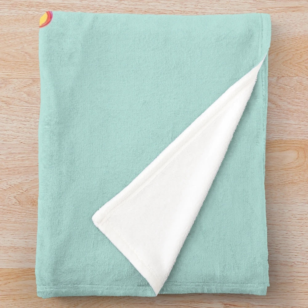 Plush blanket with 'My Hobbies Include Murder Mysteries and Baking' design