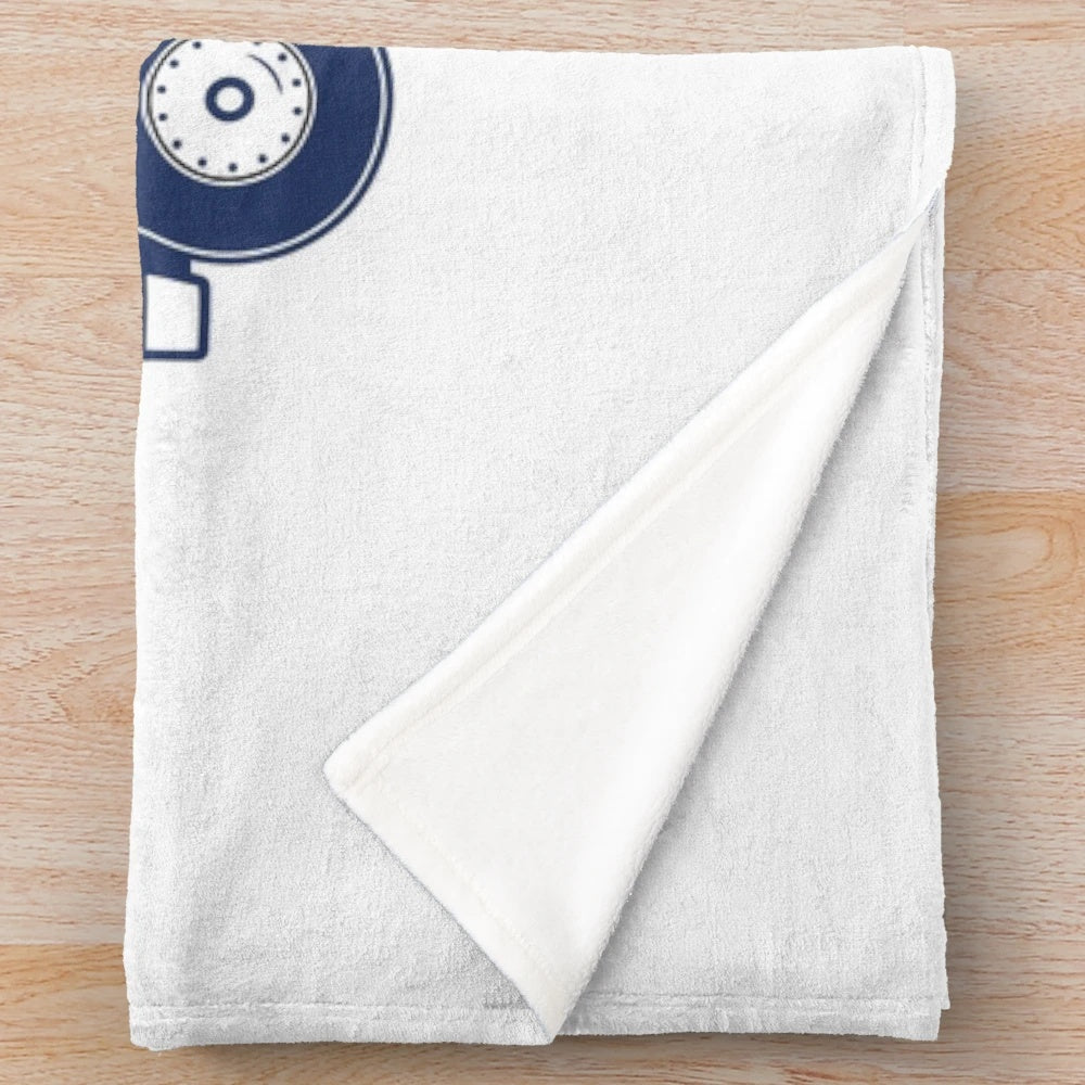 Soft and plush hockey-themed blanket