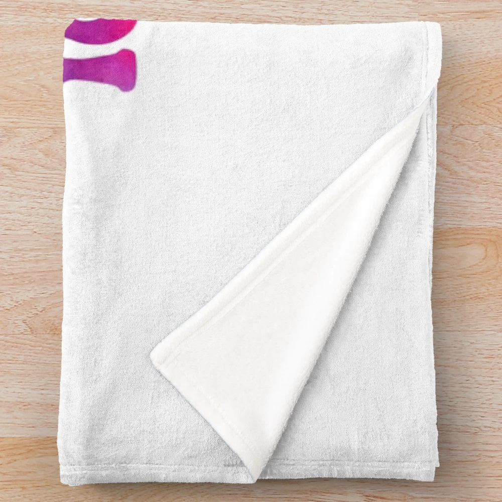 Plush blanket with the text "I Won't Stop For Bienville Square But I'll Stop For Iced Coffee