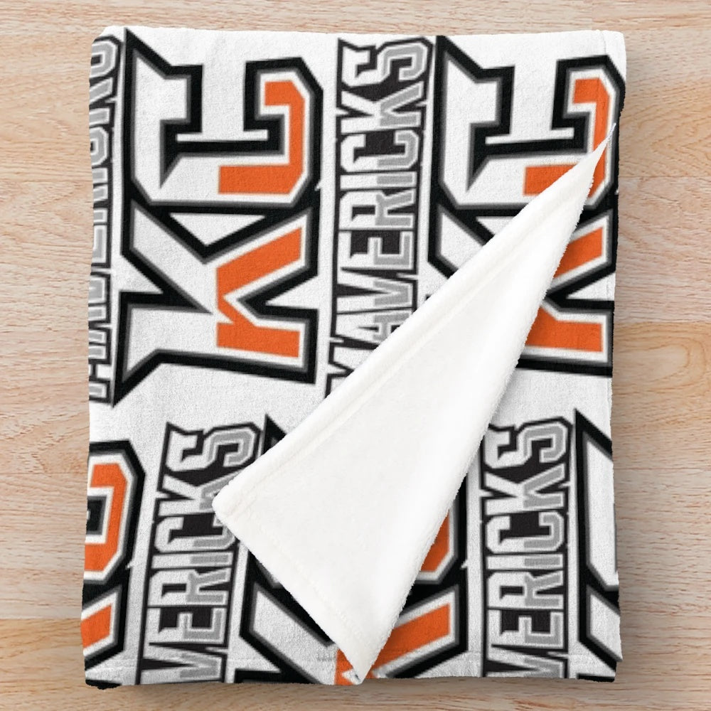 Kansas City Mavericks plush blanket