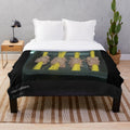 Plush blanket featuring a spaghetti bolognese design inspired by Kay's Cooking