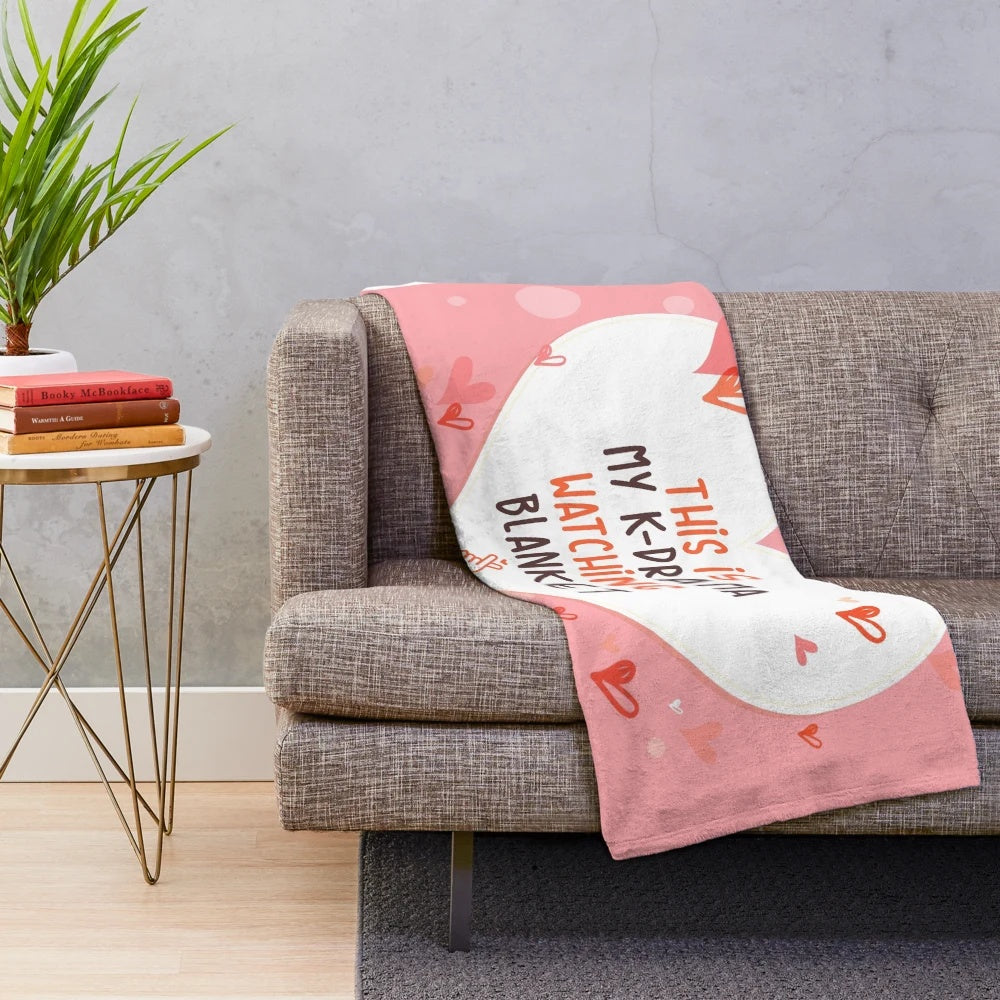 Soft and Comfortable Plush Blanket for Kdrama Fans