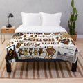 Soft and plush Lehigh University-themed throw blanket