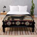 Soft and Cuddly Plush Blanket Featuring Market Steers