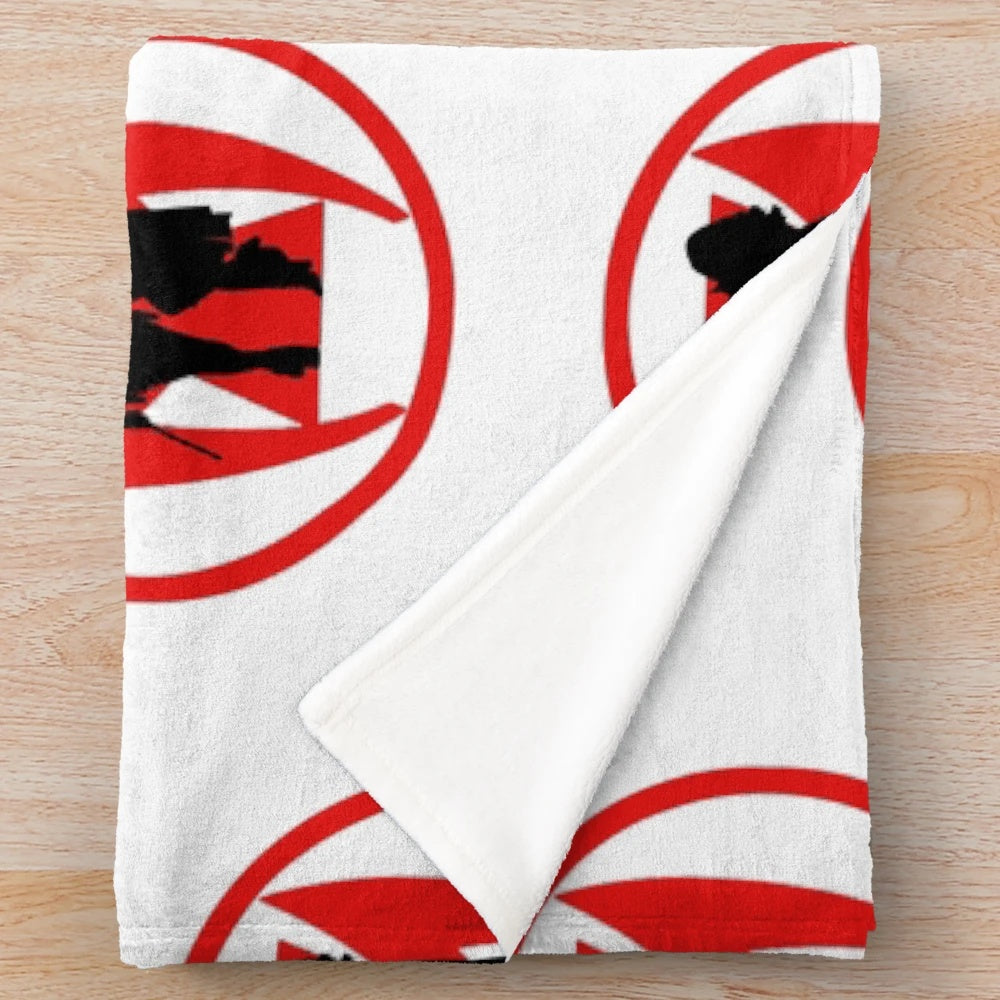 Plush blanket featuring Marvel's Scarlet Witch and Black Widow
