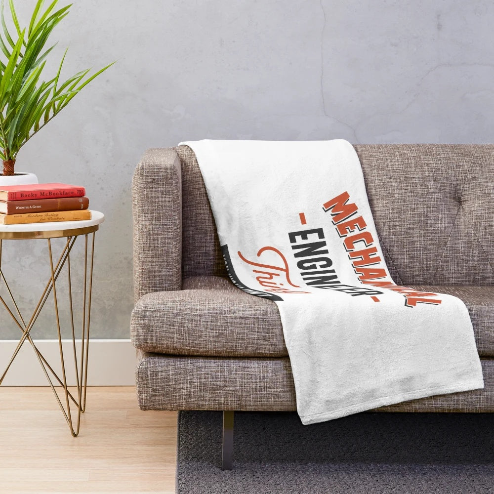 Mechanical engineer plush blanket