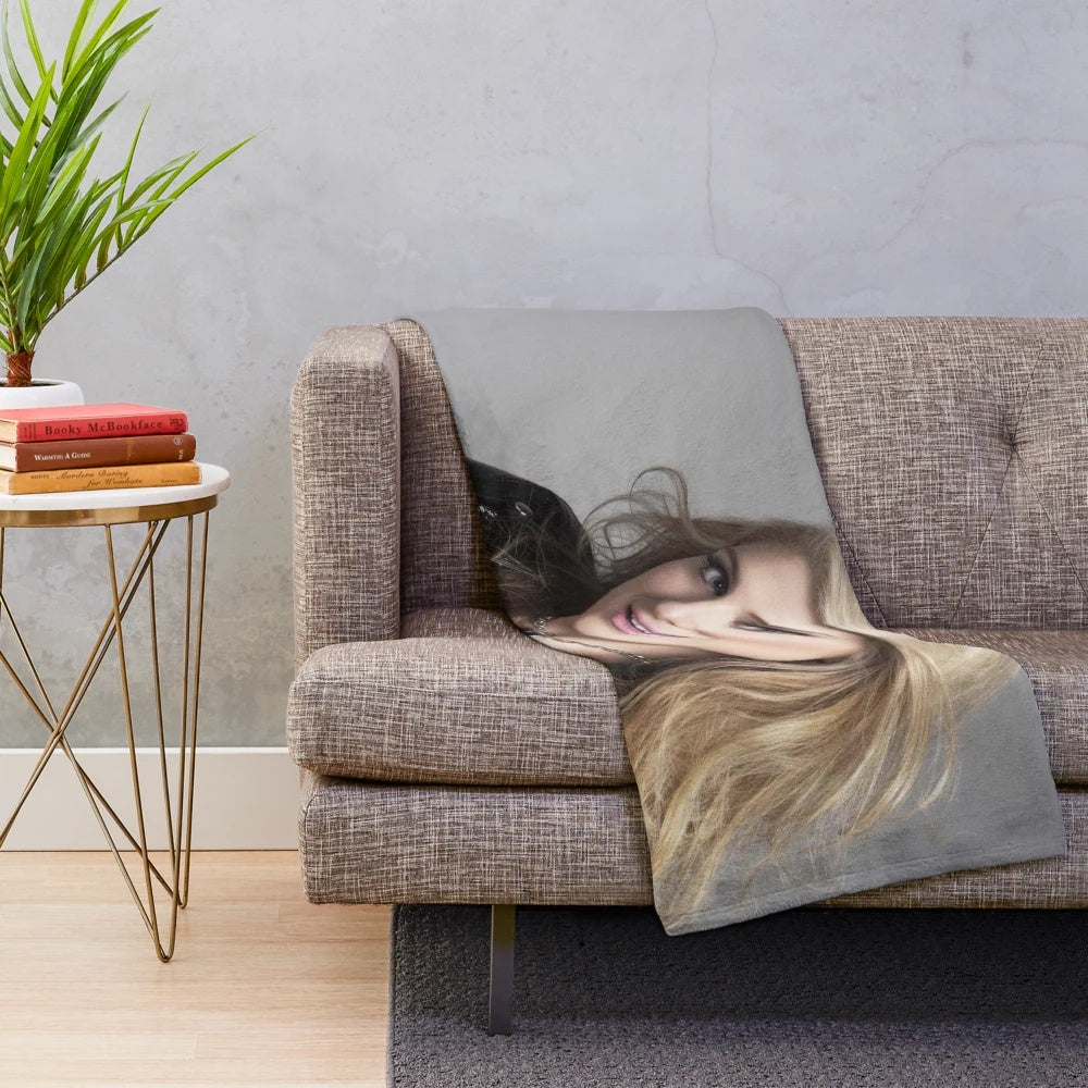 Soft plush blanket featuring the best of Meghan Trainor's music