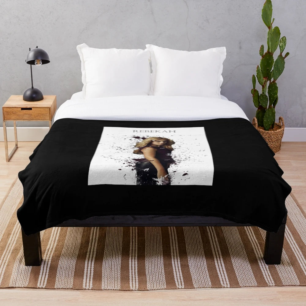 Plush blanket featuring the Mikaelson family from The Originals and TVD