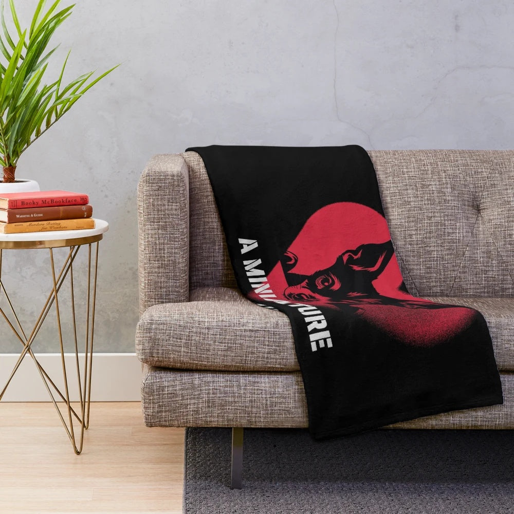 Miniature Pinscher Plush Blanket for Dog Owners