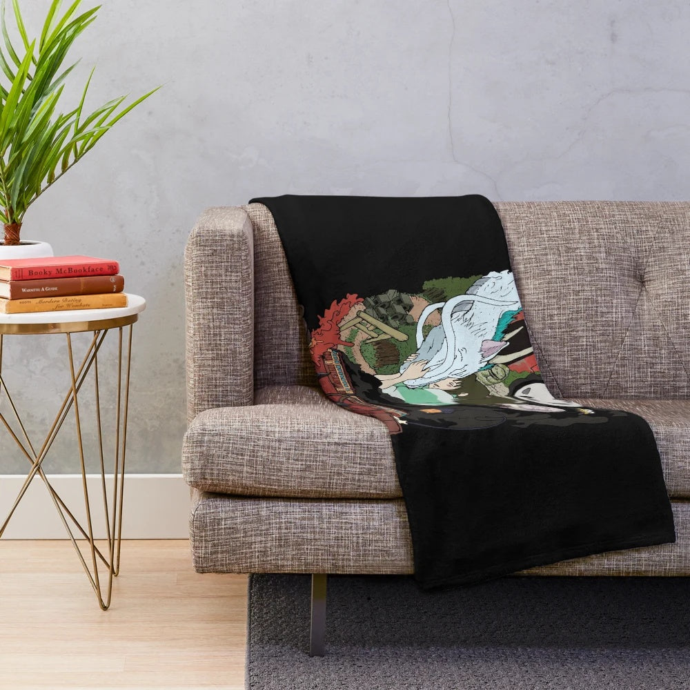 Soft and Comfortable Plush Blanket Inspired by Movies and Anime