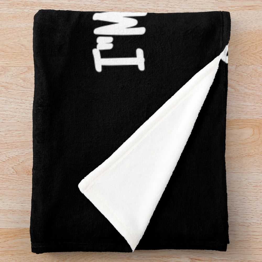 Plush blanket with popcorn design for movie enthusiasts