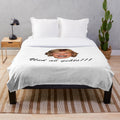 Plush blanket with a cozy and soft design, perfect for music and folk enthusiasts