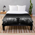 Plush blanket featuring a stylish design for music enthusiasts