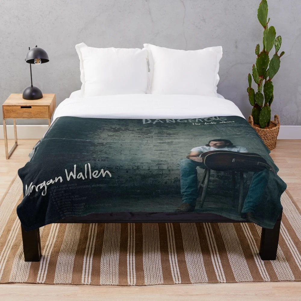 Soft and Plush Blanket with Music and Hip-Hop Inspired Design