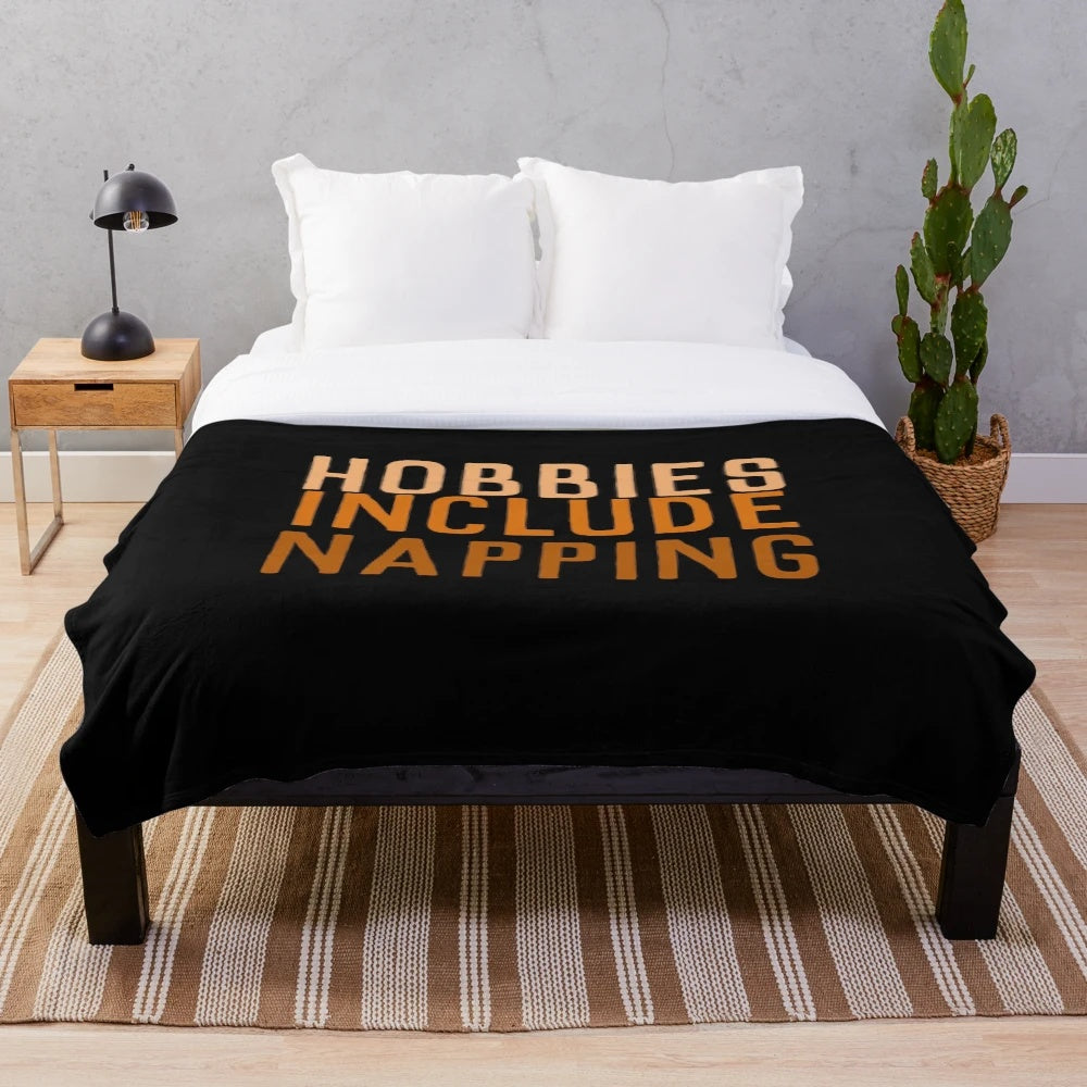 Plush nap blanket for sleep lovers