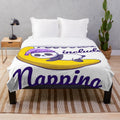 Cozy plush blanket for napping and relaxation