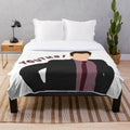 Plush blanket with New Girl characters and quotes