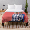 Cozy plush blanket featuring a superhero design inspired by the Nickelodeon character Henry