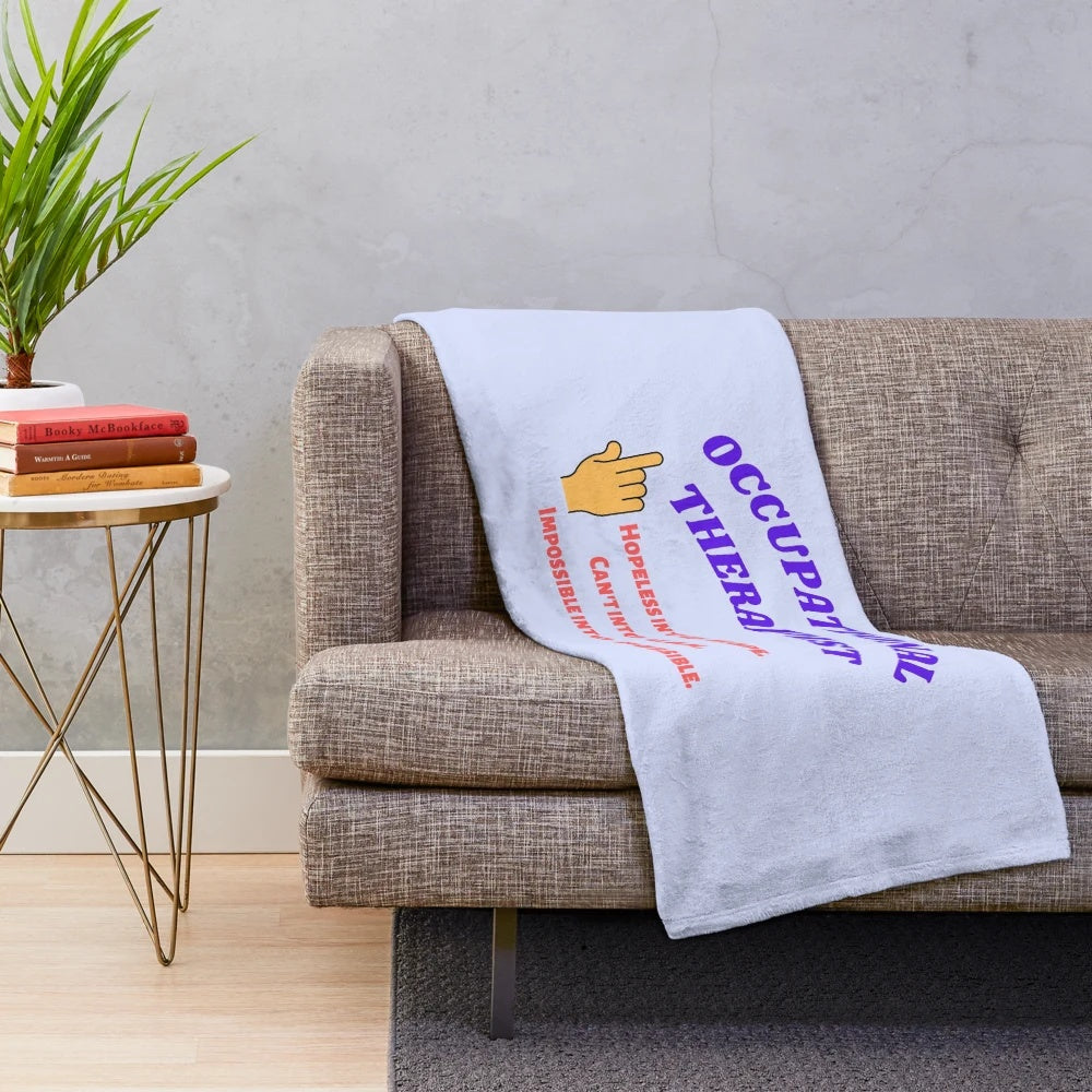 Occupational Therapist Plush Blanket