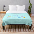Plush blanket for occupational therapy and special needs