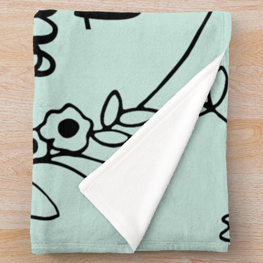 Soft and comfy plush blanket ideal for occupational therapy