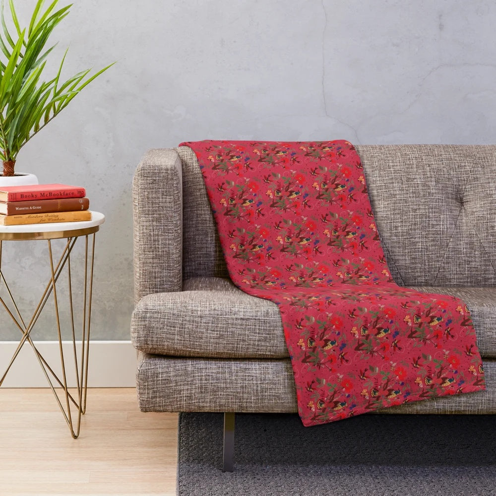 Soft, warm plush blanket inspired by the OFMD series