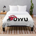 Ohio Wesleyan Battling Bishops college plush blanket
