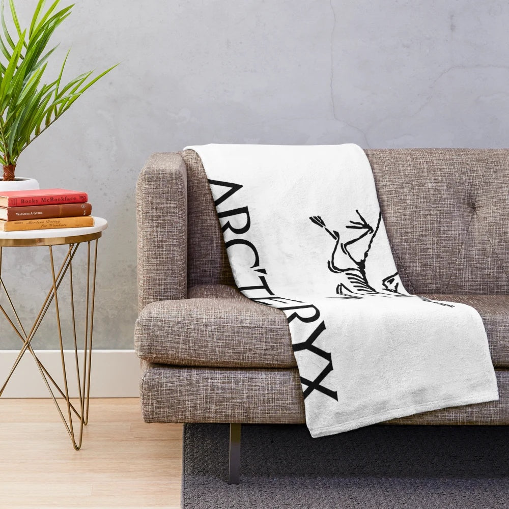 Plush blanket with hobby-inspired design