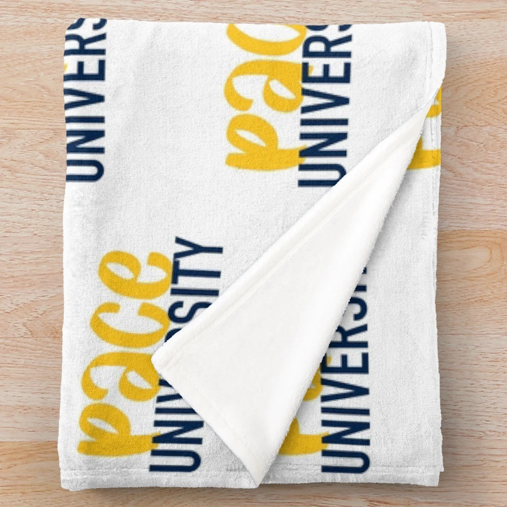 Pace University Plush Blanket with Soft, Warm Fabric