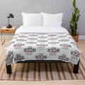 Chemist-themed plush blanket