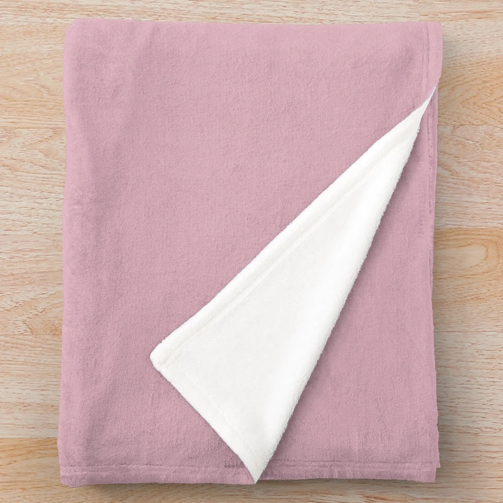 Plush blanket with "I love teaching" design for teachers