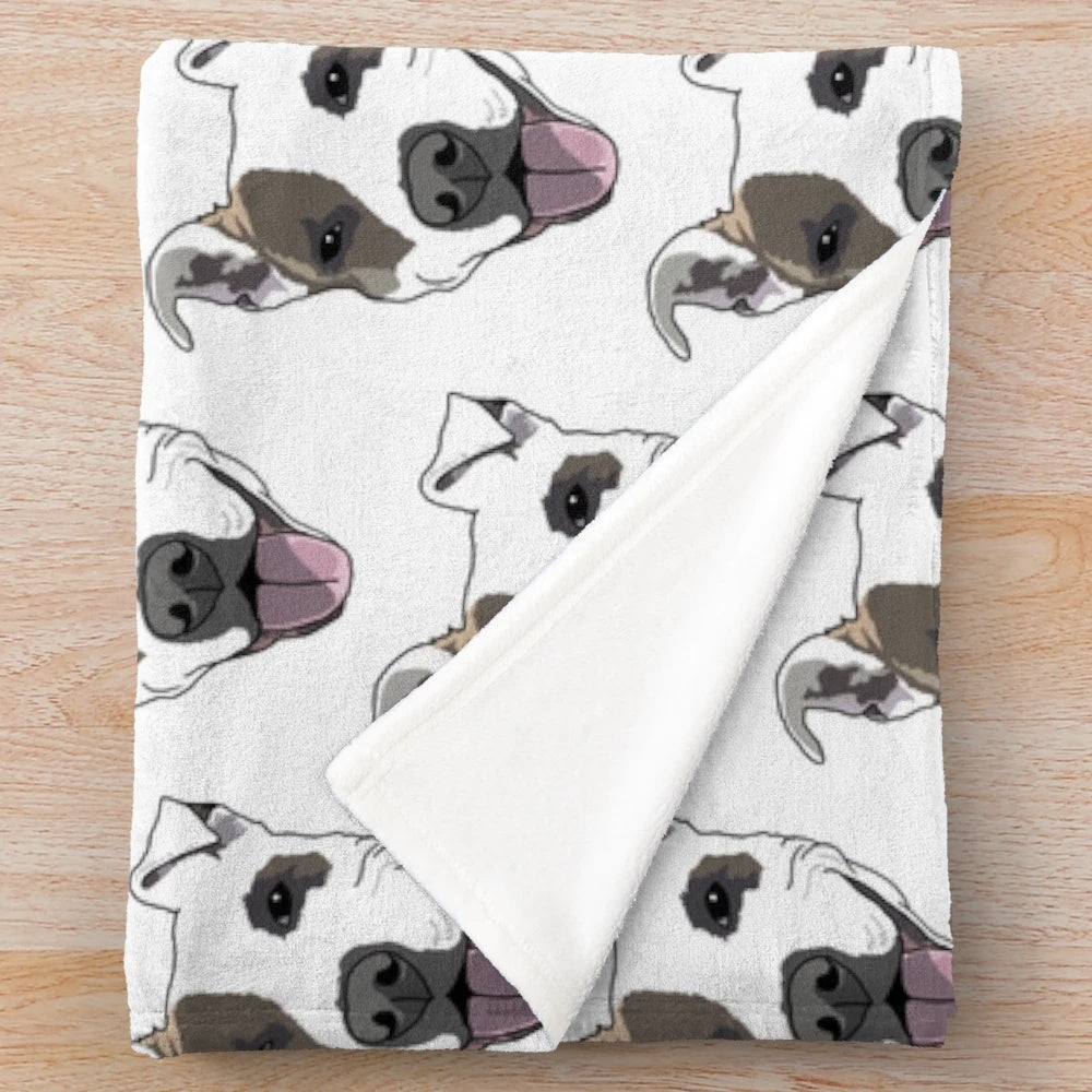 Soft plush blanket for pets and animal lovers