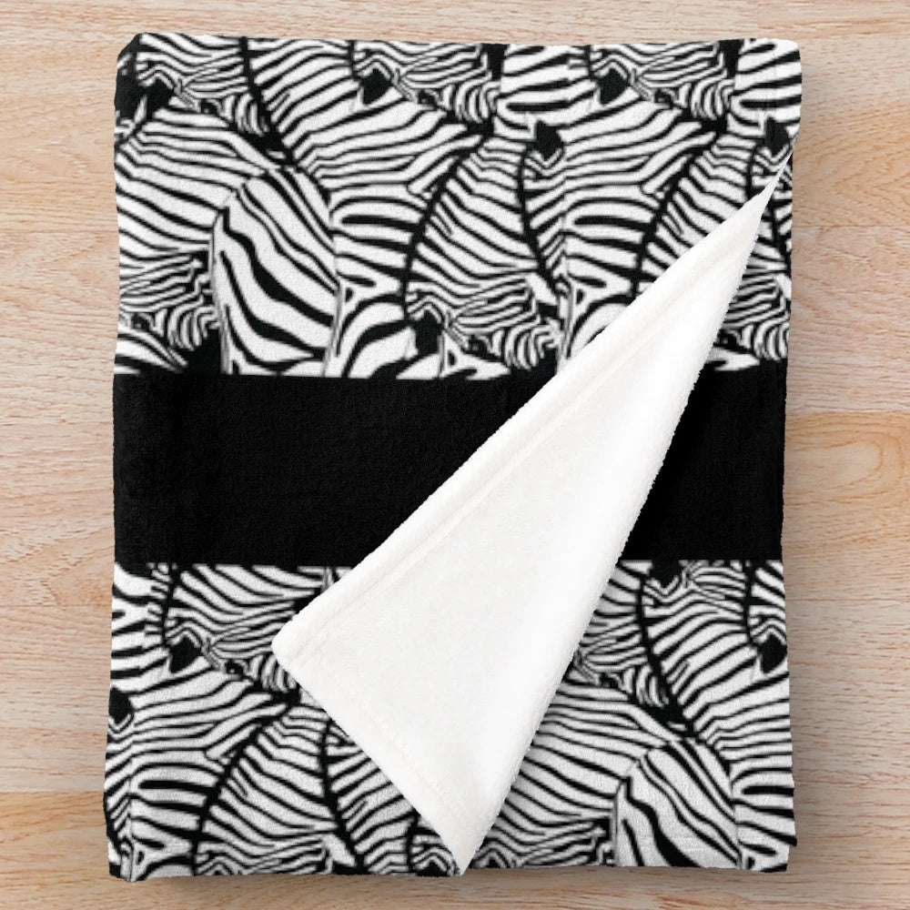 Colorful plush blanket with sewing machine and needle design for phone cases