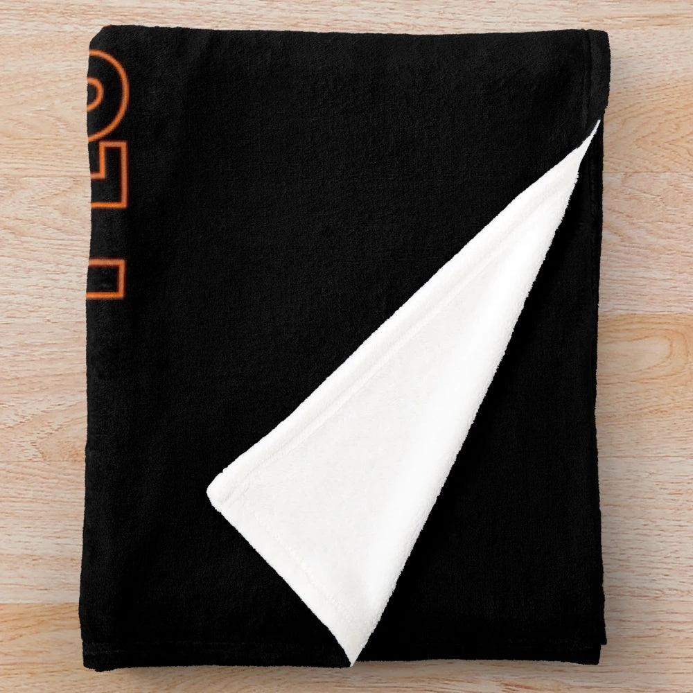 Soft plush blanket with pilot mom design