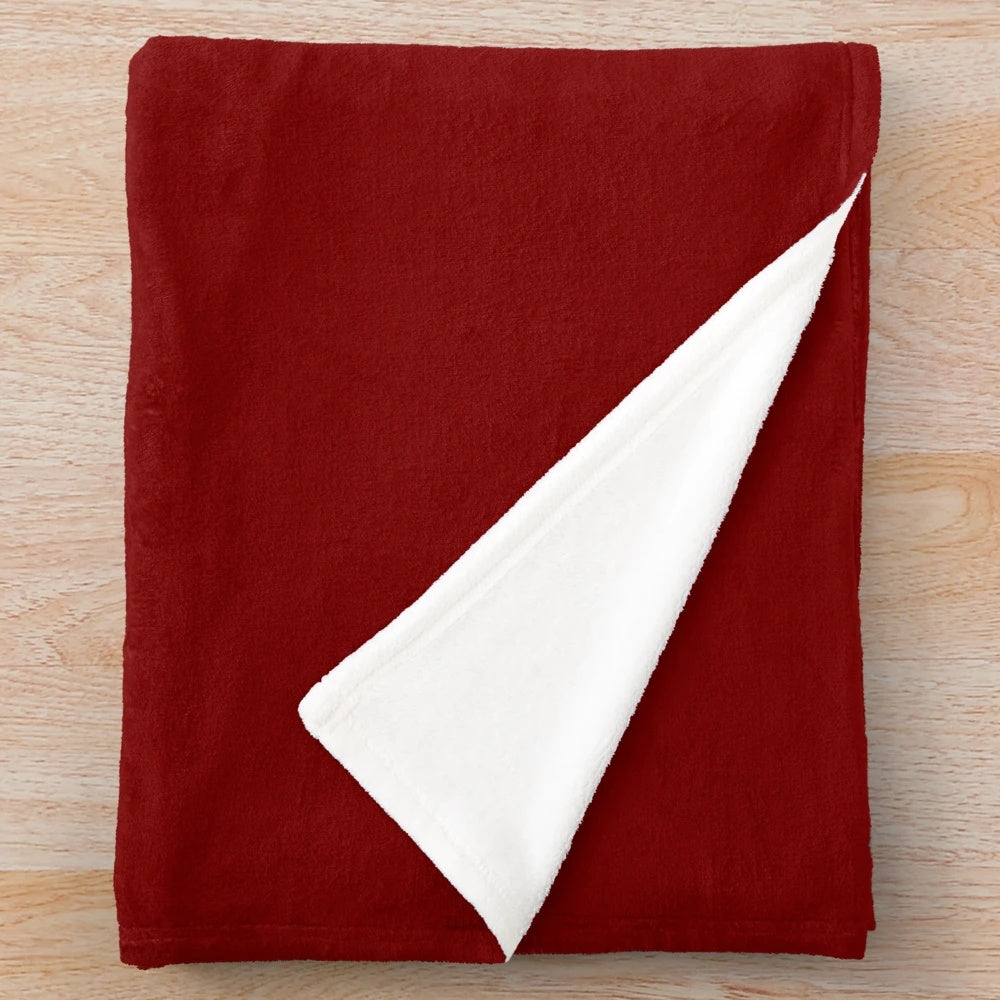 Plush blanket with "DIE Principle" design for programmers and coders