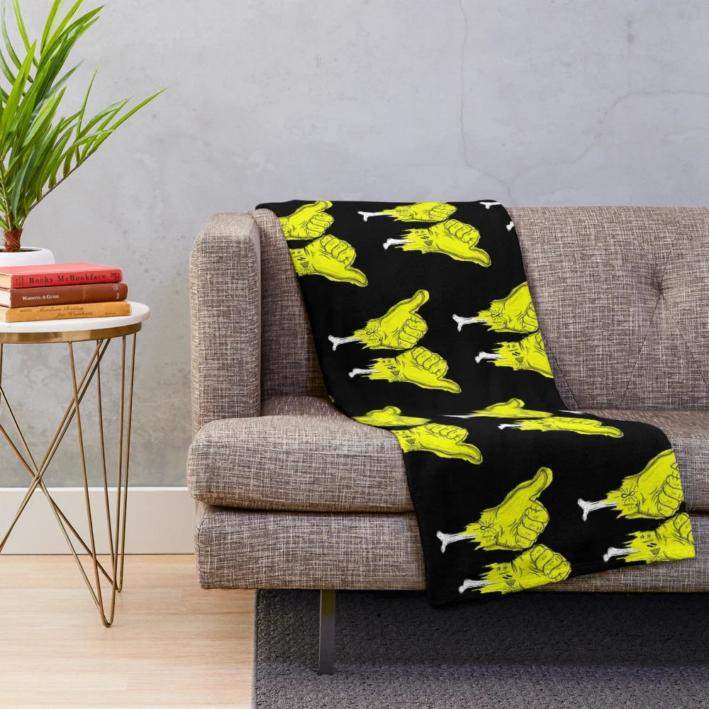Soft and fluffy plush blanket providing warmth and comfort