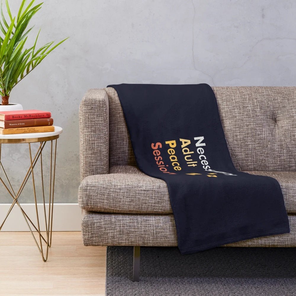 Plush blanket for adult napping and relaxation hobbies