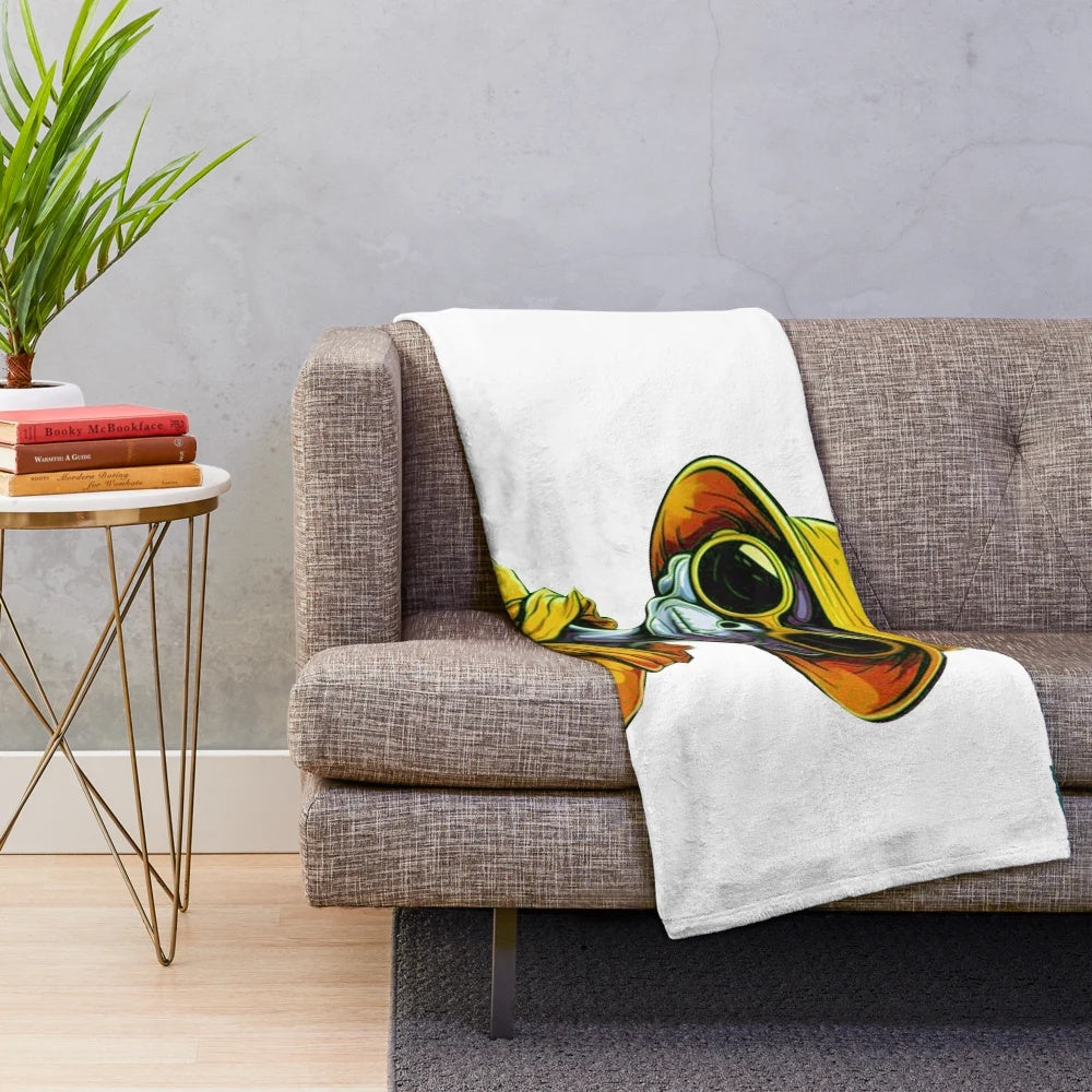 Cozy and soft plush blanket for a comfortable and stylish living space