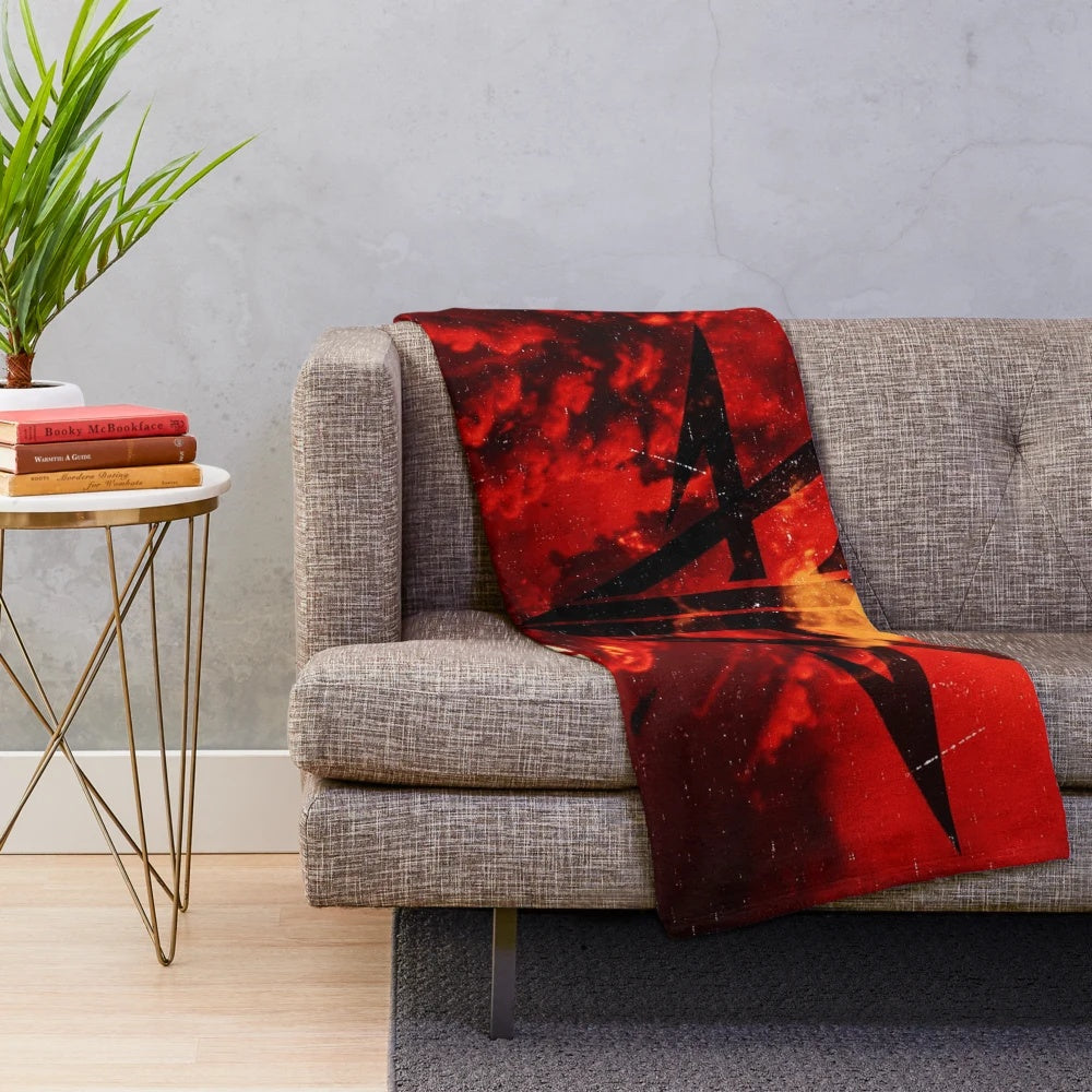 Soft and comfortable plush blanket for cozy home decor
