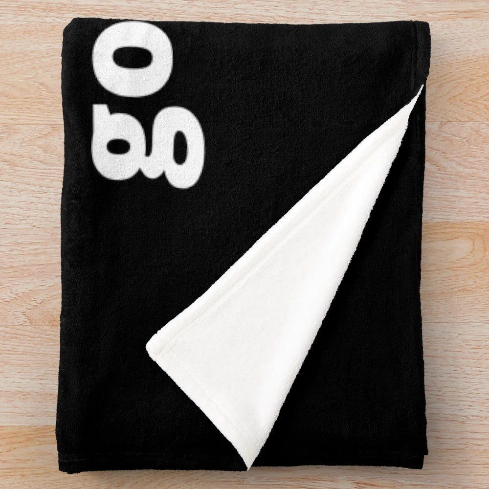 Plush blanket with roller skating design