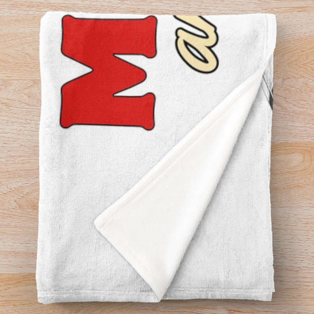 Cozy plush blanket for cinema lovers and romantic movie nights