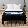 Plush blanket with US rowing inspired design