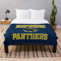 Woodsboro High School Panthers plush blanket for horror movie fans