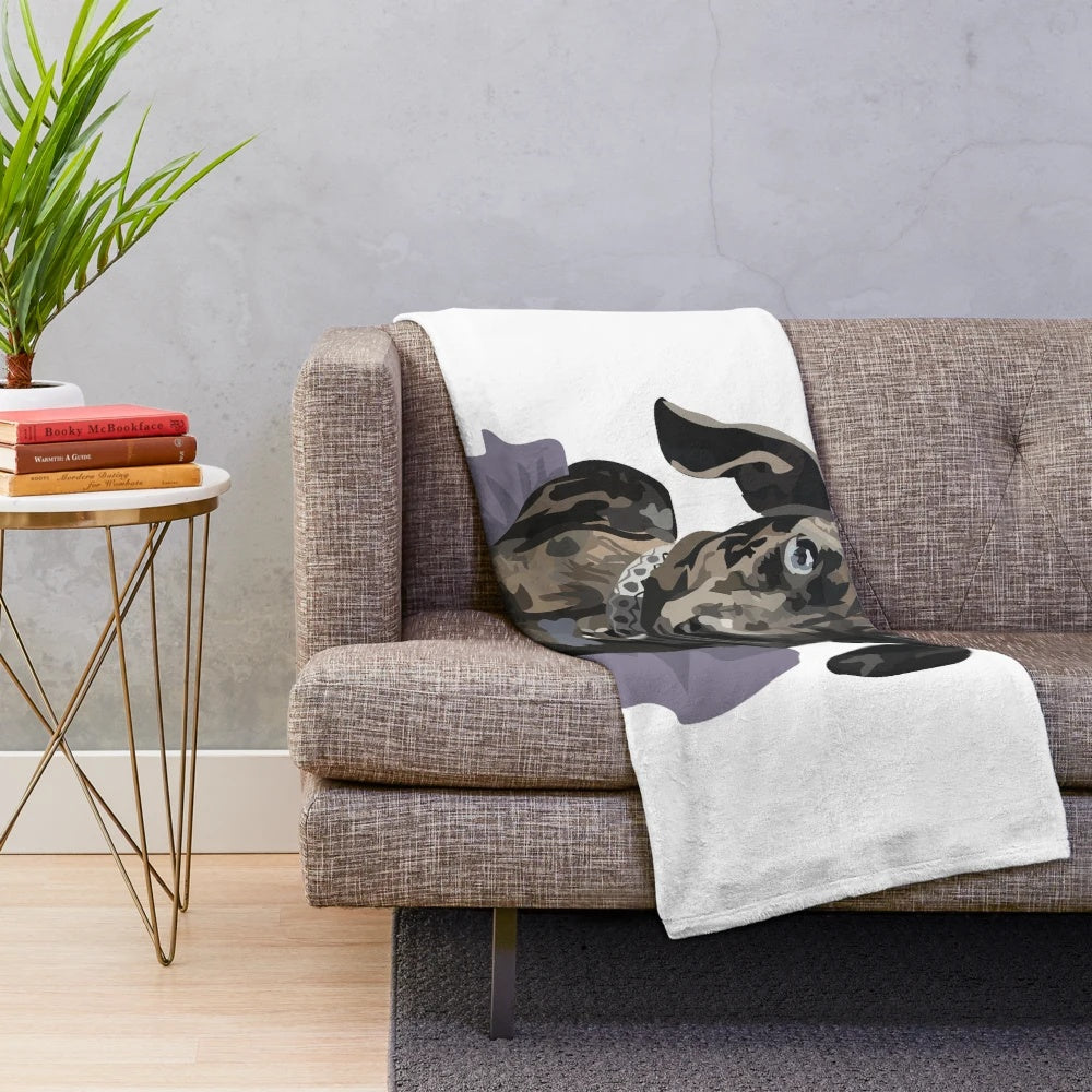 Soft and plush dog blanket for small breeds like dachshunds and miniature dogs