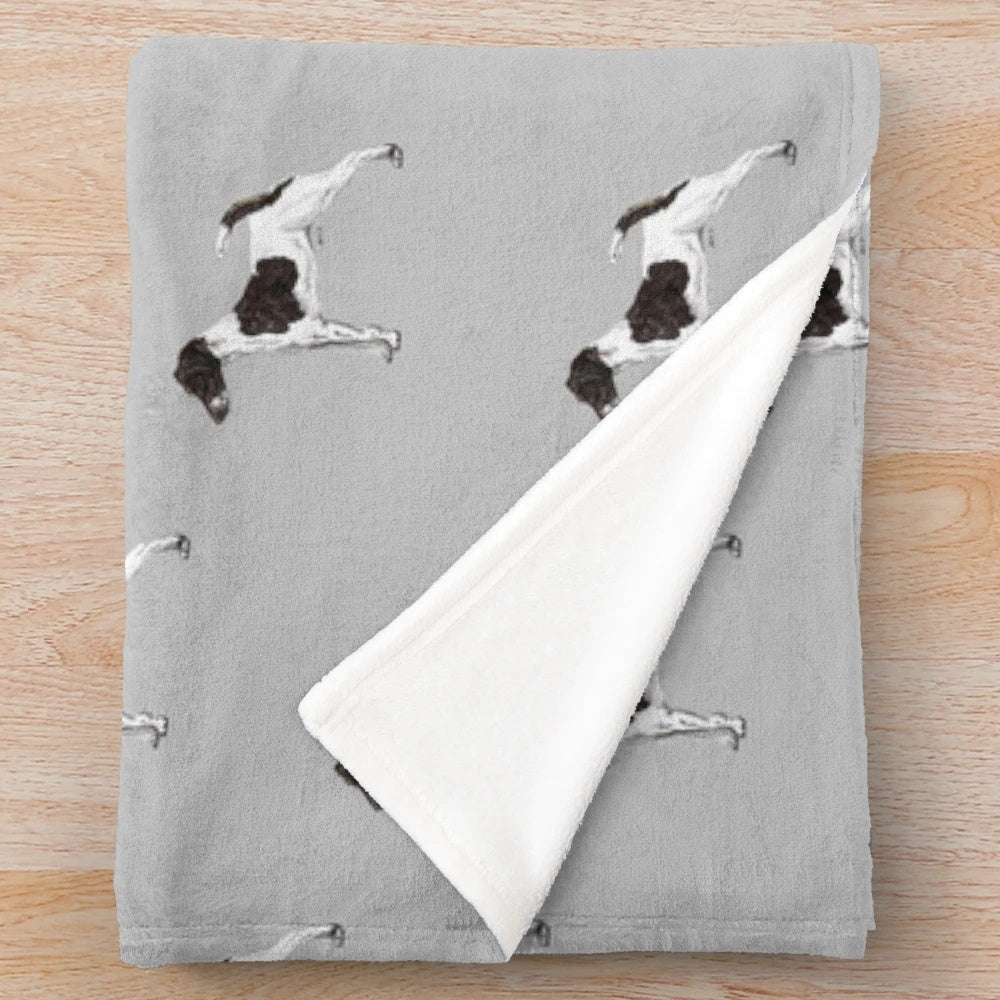 Soft and Cozy Plush Blanket with Smooth Fox Terrier Breed Design