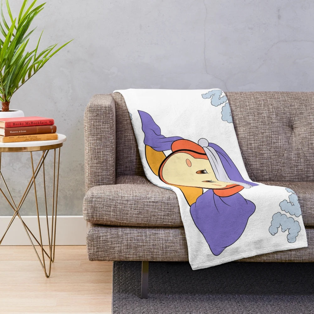 Soft and comfortable plush blanket for cozy relaxation