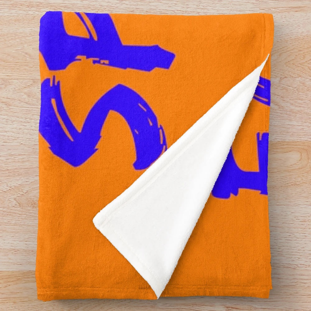 Plush sports blanket with a soft, cozy design