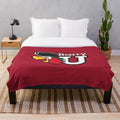 Cozy plush blanket with sports design